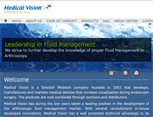 Tablet Screenshot of medicalvision.se